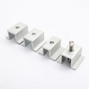 SOLÁRNÍ PANEL Photovoltaic modul Bracket Accessories Boční tlak Blok Galvanizovaný středně tlakový blok