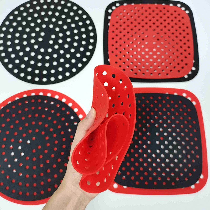 Opakovaně použitelná silikonová vzduchová fritéza s magnetickým memovým deskem vzduchové fritézy, Easy Clean Air Fryer Ascesory,nepřilnavánáhrada za fritéza Pergamen