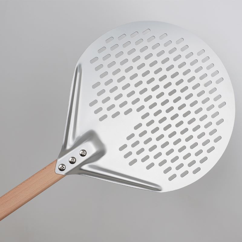 Odnímatelný 12nch 14 palcový hliníková kulatá pizza peel pizza lopata pizza špachtle pizza pádla