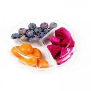 Tři-Copartment Fresh-cut Fruits Box Box 220*170*60 mm hj-1803f