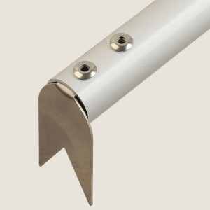 Pizza Fork znerezové oceli Pizza Flipper Turner 43cm/16.9inch dlouhé rukojeti Pizza Spinning vidlice pro pizzu/gril, snadno se otáčí kůra pro pizzu pro pizzu