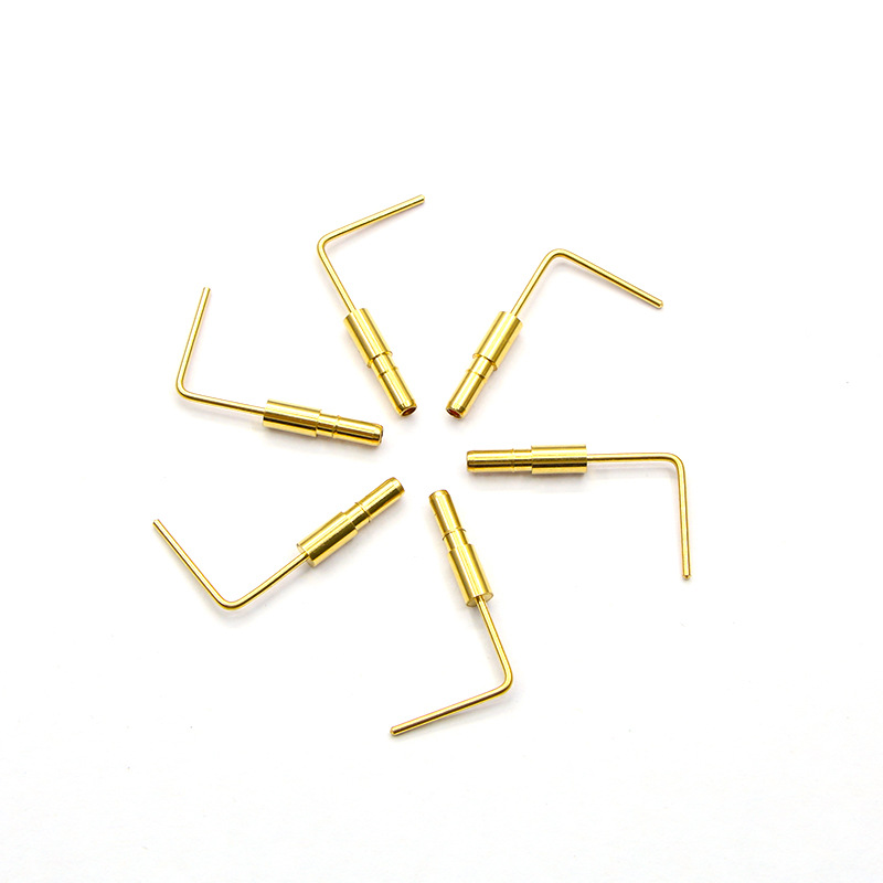 Pin mosazné zástrčky --- Konec pravého úhlu