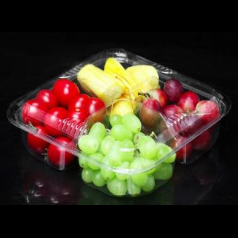 Čtyři-Coportment Fresh-cut Fruits Box Box 290*195*75 mm hj-04l