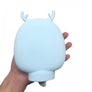 Silikonová termosková láhev, lahve s horkou vodou pro úlevu od bolesti, menstruační křeče, krk a ramena, horké a studené balení pro horkou a studenou terapii a teplejšínohou, silikonová termosková láhev s měkkým víkem