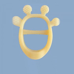 Silicone Baby Teether hračky pro děti 3+měsíce, BPA zdarma kap