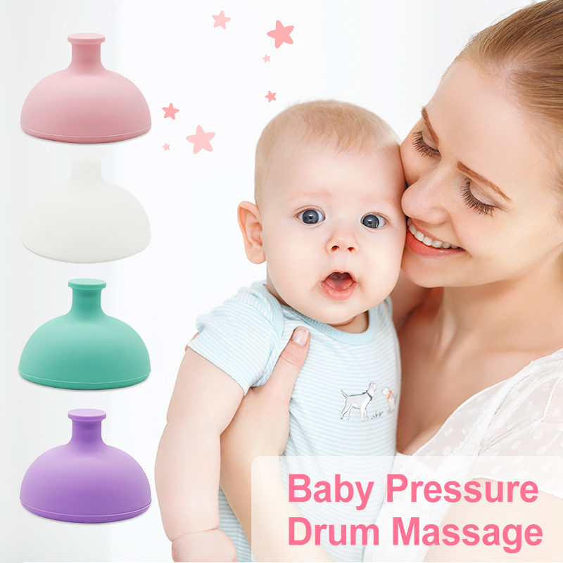 Silicone Baby Belch Patter, Children's Belch Flatus Flipping Tool, Baby Palm Cup Massager, zdravý, ekologicky šetrný a snadno čistý