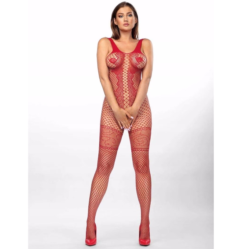 Sexy erotické spodní prádlo, průhledná rybářská karoserie bez přírody těla otevřená rozkrok