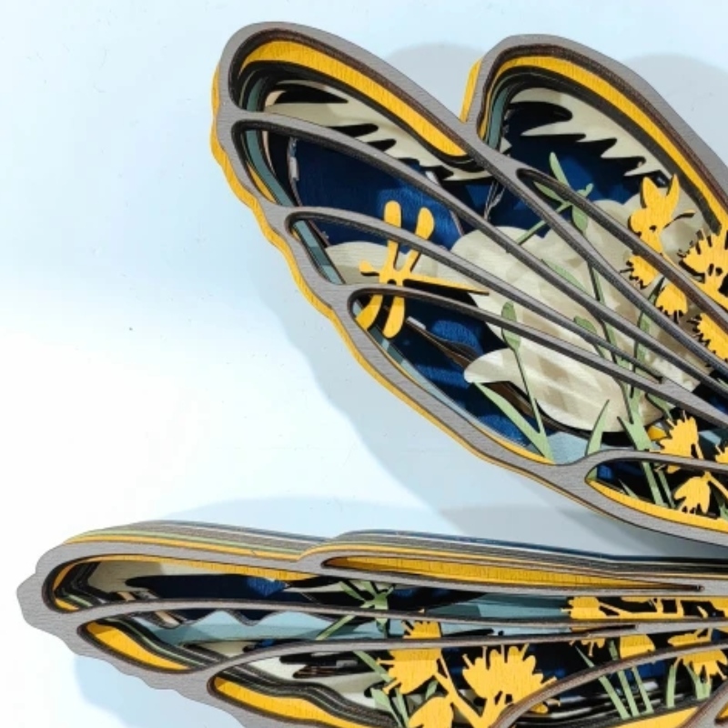 3D zvířecí dřevěná dekorace dračích