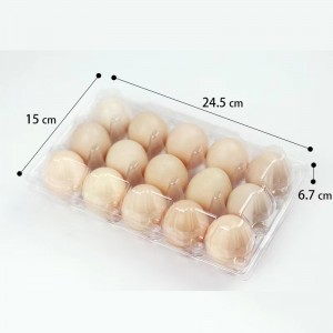 Egg zásobník 245*150*67 mm 15 drážky 42 g