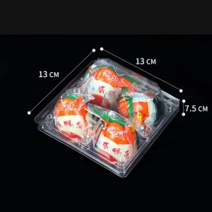 Kachní vaječný podnos 130*130*75 mm 4 drážky