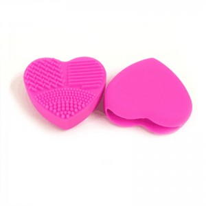 Make-up kartáč čistič srdce silikonový více texturní povrchový make-up kartáč čištění základního čisticího kartáče