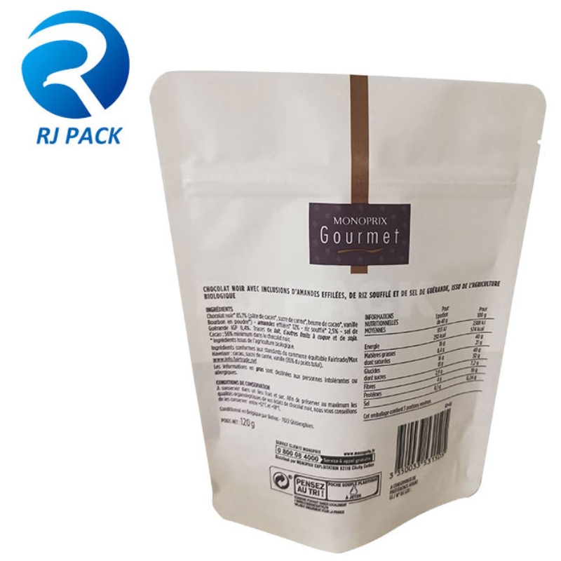 Digitální tisk Kraft Doypack se zipem