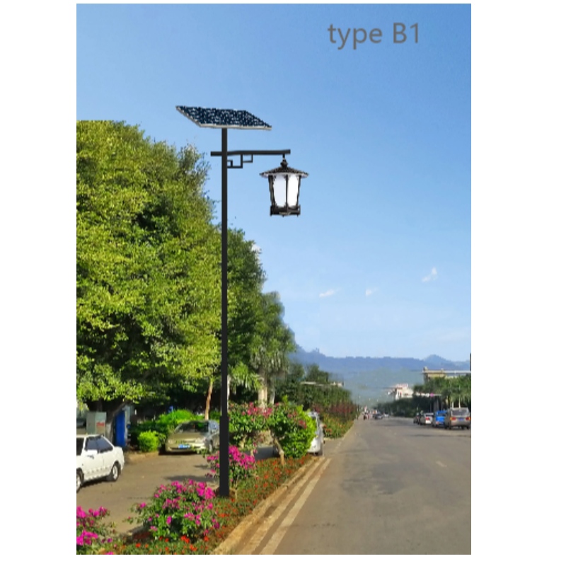 Solární LED zahradní dvorek světla typu B série