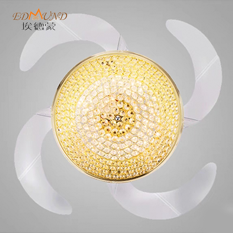K005 Chanderier Stropní ventilátor se světlem se vzdáleným 42 palci 3 barvy s lustrem ventilátoru reproduktoru