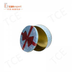 Velkoobchodní hliníková kulatá plechovka Svíčka vánoční dárkové kontejnery kovové cínové krabice pro úložiště řemesel