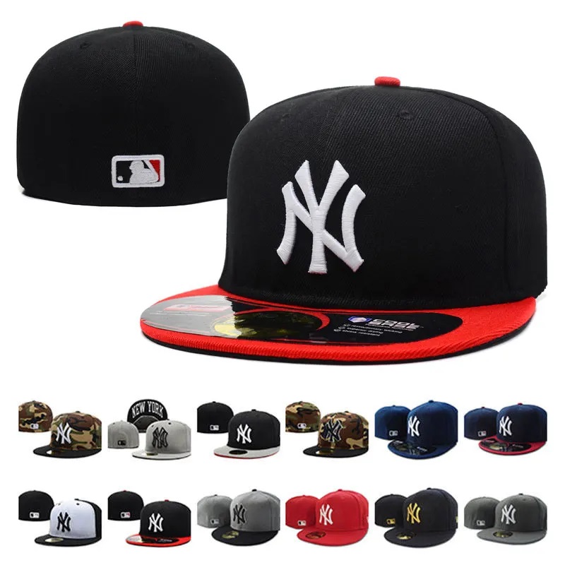 2023 Módní vlastní 6 panelů plochý okraj vyšívané logo Men \\'s Outdoor Sports Baseball Cap klobouky pro velkoobchod