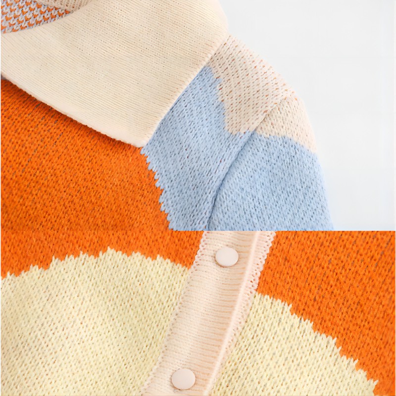Vlastní logo OEM svetr ženy Jacquard Knitwear Ladies Jumper