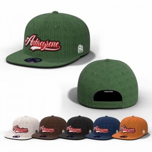 Velkoobchodní tovární cena Premium Velkoobchodní tovární cena Premium 6 Panel Pána sportovní čepice Vlastní barevné logo vyšívání Corduroy Snapback Hatmens Sportovní čepice Vlastní barevné logo empoidery Corduroy Snapb...