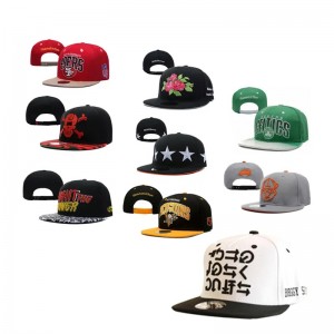 Nová Čína továrnana vlastní levný hip hop Snapback Cap