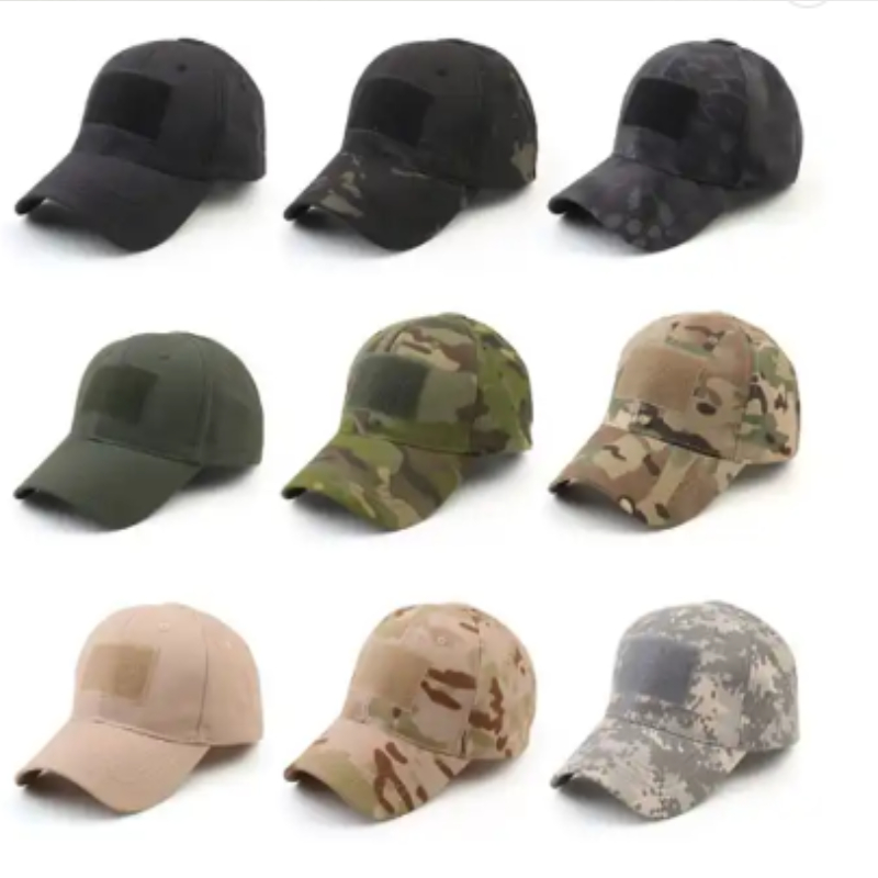 Velkoobchodní kutilská design háček a smyčkanáplast maskovaná klobouk camo camo camo