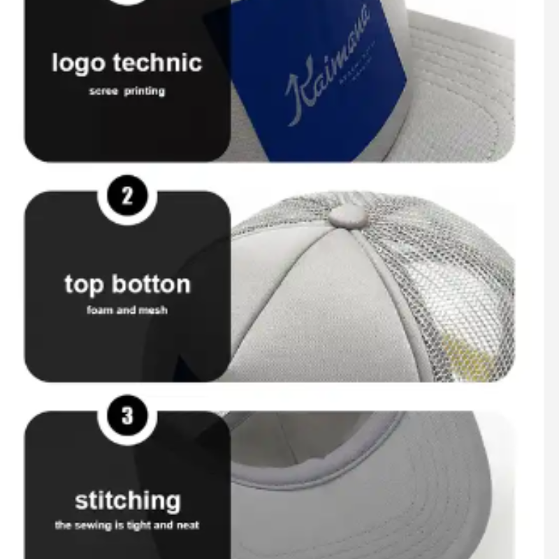 5 panel Vlastní 3D výšivka tištěná tisk LOGO LOGO EMPOIDERED POOM POM PLING PRINT TRICK TUCKS HATS CAPS HAT Sport Cap