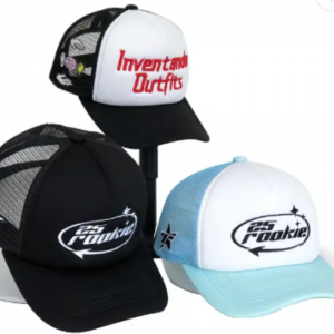 Přizpůsobené 3D vyšívané kapitánové kapitány OEM Vlastní logo vyšívání pěny Trucker Hat Hat Mesh