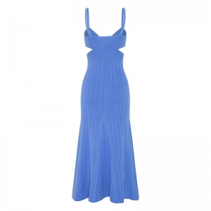 OEM Summer Holiday Party Sexy výřez pasový kříž efekt Svetry příležitostnéna míru barvy pletené mini šaty ženy