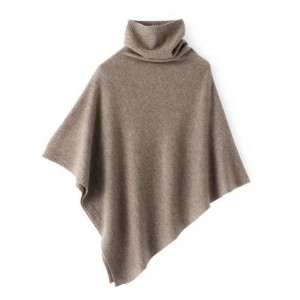 Luxusní Mongolsko Real Pure 100% Cashmere Wool Cape svetr