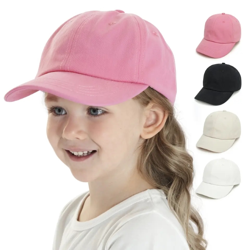 Jarní létonové venkovní slunce šaty batolata Trucker Hats Baseball Sport Cap Kid Kid Hat Girl Boy Baby Hat