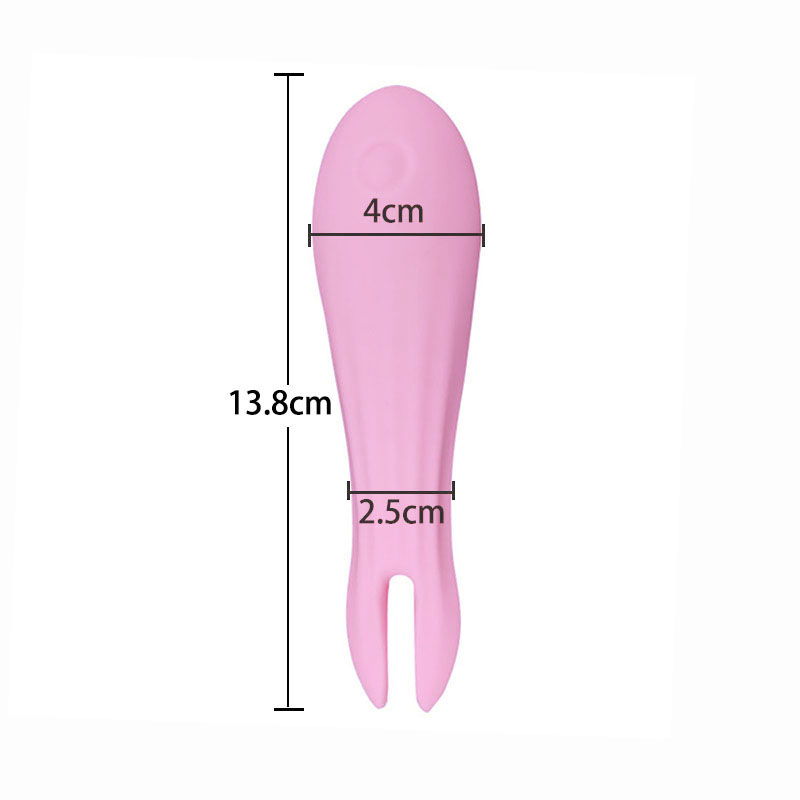 Adult Sex Toy Vibrační kopí vibrátor hůlka (růžová malá rybí vidlička)