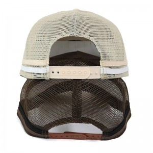 Klasický vlastní vysokou korunu Austrálie země akryl 5 panel 3D vyšívané logo strana 2 pruhovače kamionu Hat CAP.