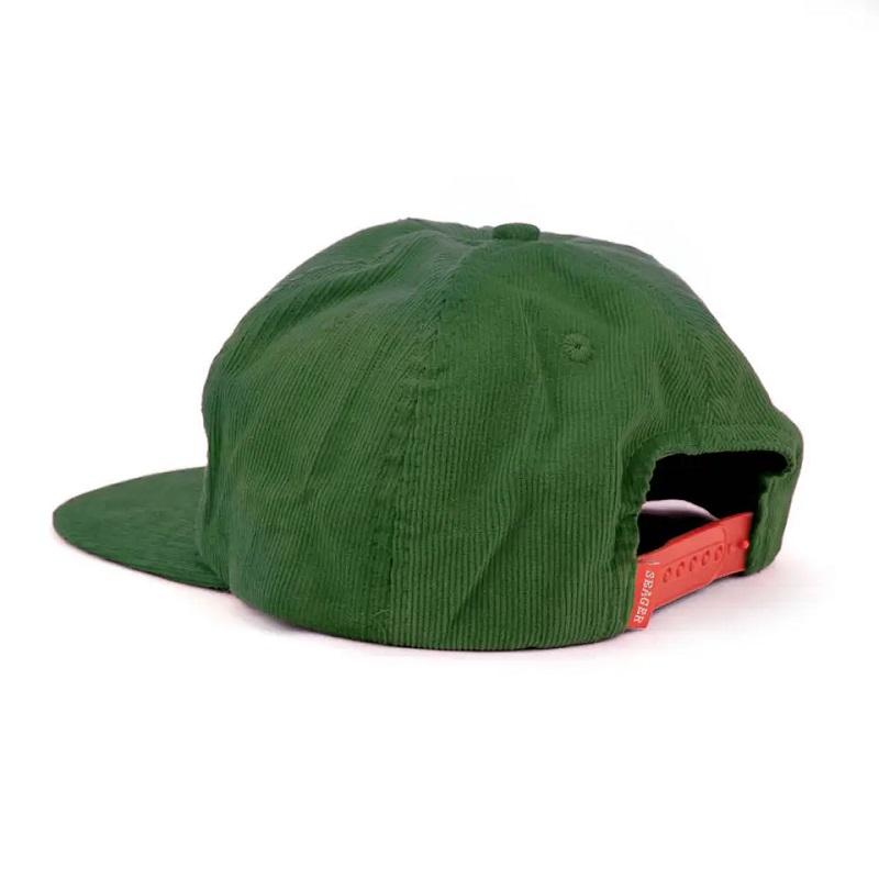 Corduroy 5 Panel Emboidery Logo Caps Nestrukturované klobouky Snapback ve velkém