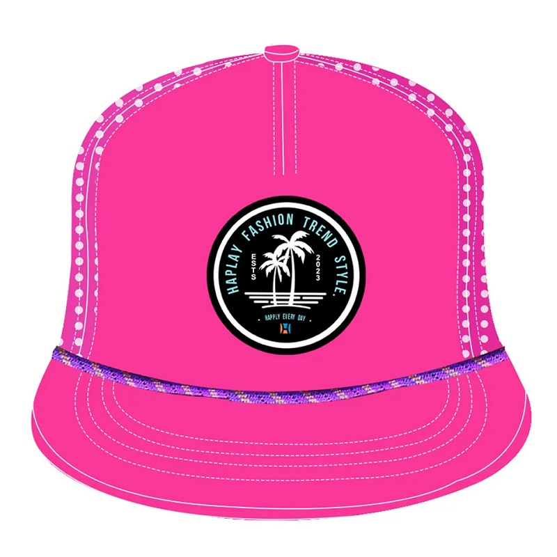 Vlastní 5 panelových gumových PVC Logo Luxusní lano Snapback Cap Hip Hop Flat Brim Gorras Laser Cut Hole Perroreted Hat