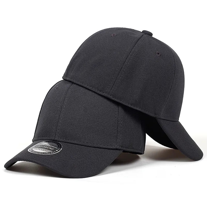 Vysoce kvalitní bavlněný klobouk baseballového čepice unisex logo Vlastní výšivky uzavřené sportovní čepice