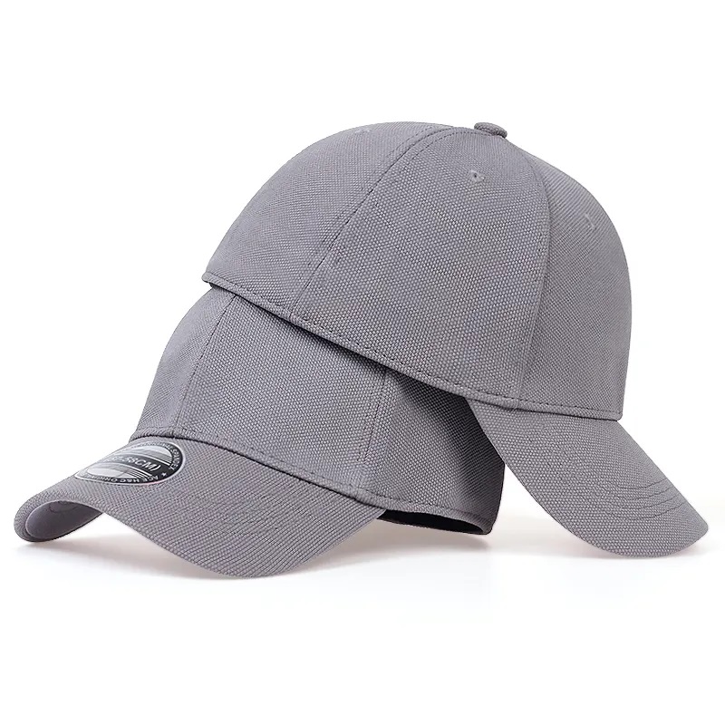 Vysoce kvalitní bavlněný klobouk baseballového čepice unisex logo Vlastní výšivky uzavřené sportovní čepice