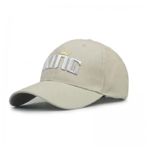 Unisex 6 panel Vysoce kvalitní vyšívaná baseballová čepice Pánské sportovní klobouky Vlastní logo vyšívané klobouky pro muže
