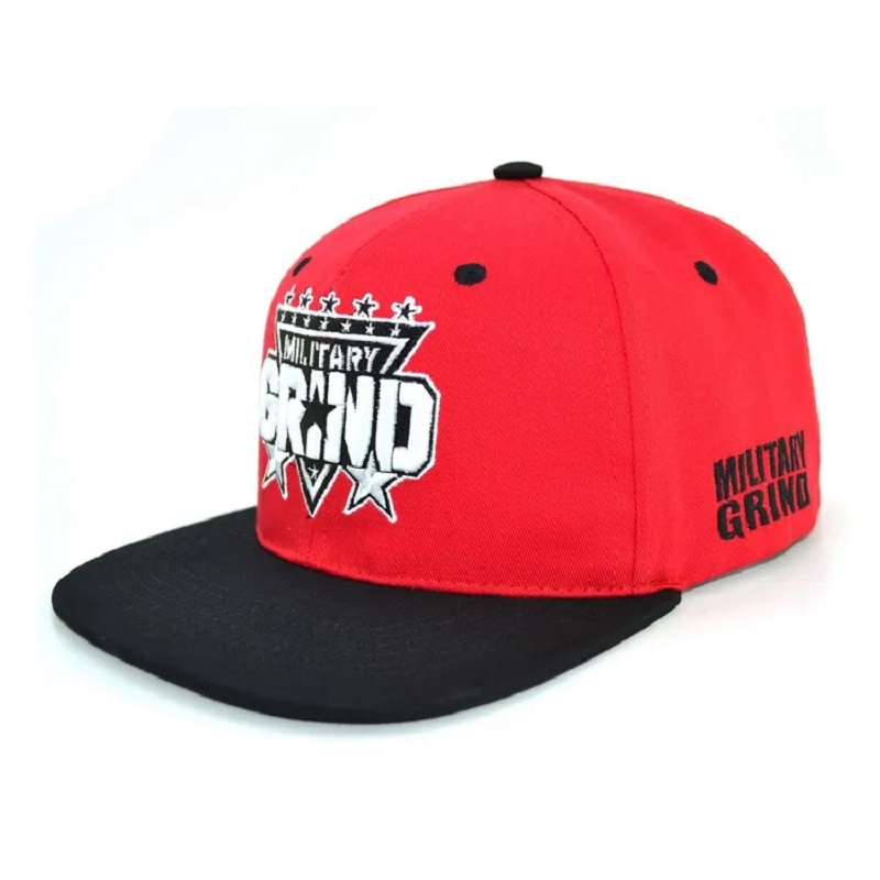 Velkoobchod Čína dodavatel Custom Flat Empoidered Snapback Cap Hat