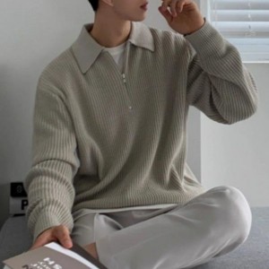 Položení a zima zhušťovaná polovina rolákuna zip svetr s pullloverem svetr