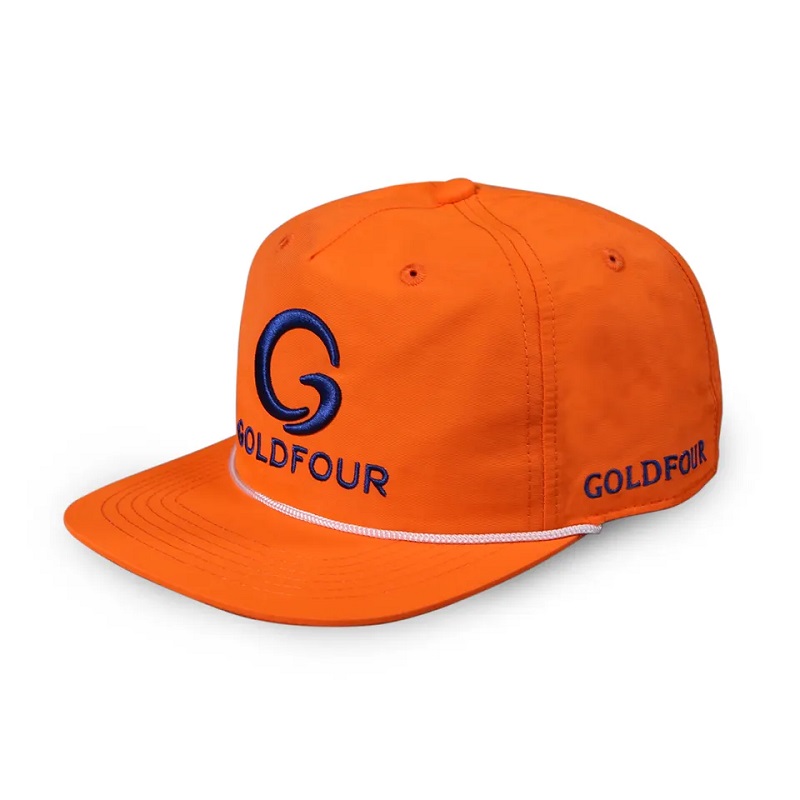 Velkoobchod vlastní rychlé suché 5 panelů 3D výšivky Nestrukturované sportovnínylon běžící klobouk snapback cap s lanem