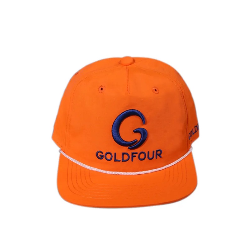 Velkoobchod vlastní rychlé suché 5 panelů 3D výšivky Nestrukturované sportovnínylon běžící klobouk snapback cap s lanem