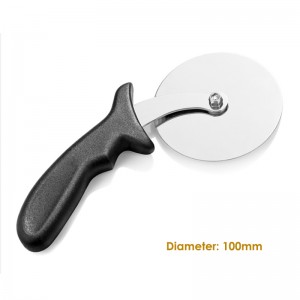 Užitečný kráječ pizzy pizzy znerezové oceli s plastovou rukojetí snadno čistý