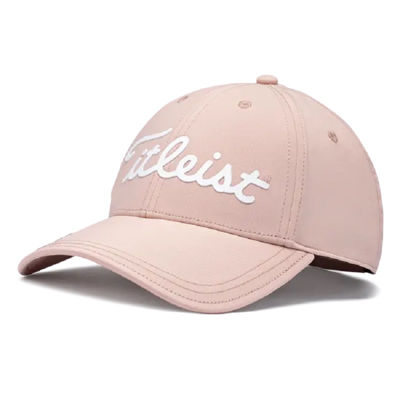 Ženy hráči Performance Golf Cap Custom TPU Logo 6 Panel Strukturované golfové čepice baseballové čepice zakřivené Bill Rose golfové klobouky ženy