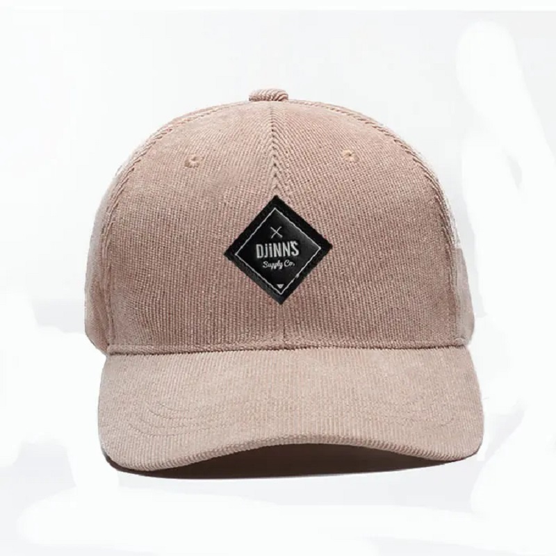 Vlastní sportovní čepice Sun Hat Men Design klobouk čepice Gorras de Beisbol Corduroy Baseball Hat