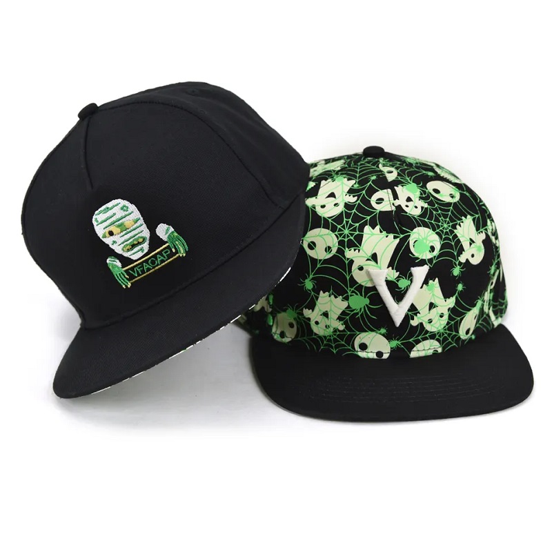 Móda 6 Kids Kids Sportovní klobouky Přizpůsobení Vyšívané logo batole Snapback Hat