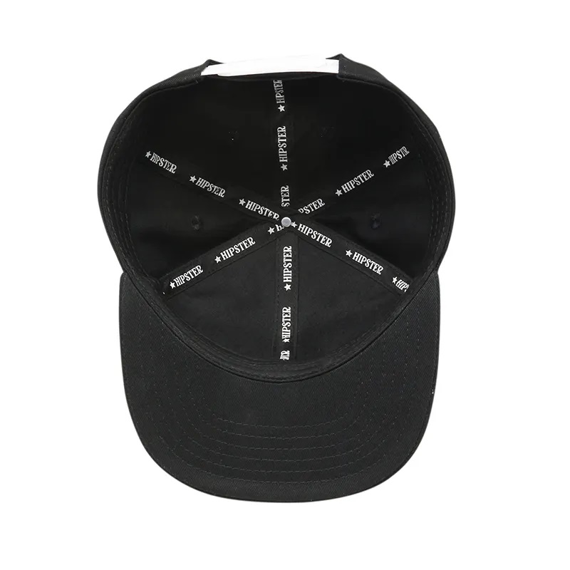 OEM Design Flat Brim 6 Panel Custom 3d Empoidery Logo Hip Hop Cap Snapback Hat pro muže