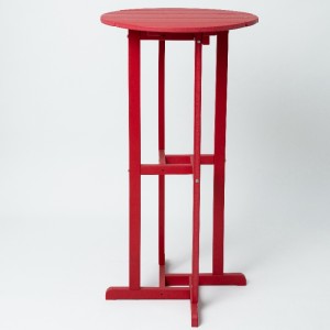 Kulatý venkovní boční stůl