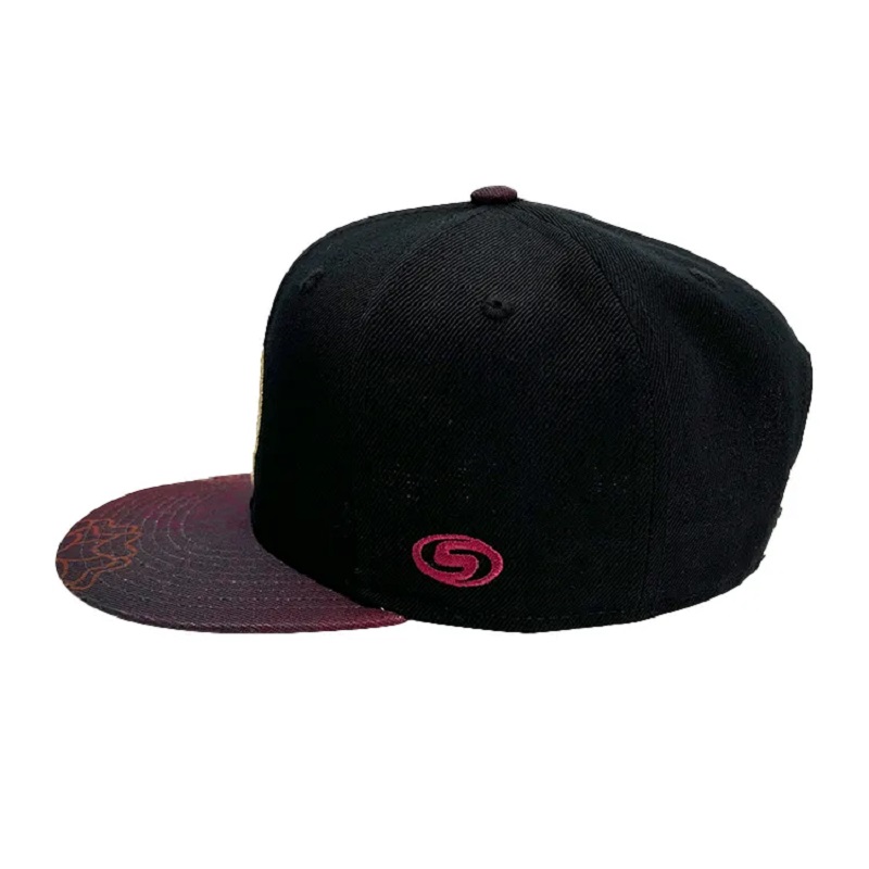 Sublimatizace módní tisk 6 panelů Snapback Cap s vysoce kvalitní polyesterovou látkou