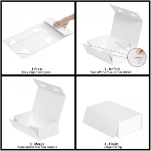 Přizpůsobené dárkové box barev