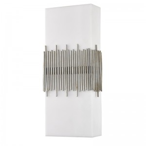 Pohostinství Hotel Wall Sconce s starožitným silivertem a obdélníkový akrylový stín v hotelu Typický pokoj pro hosty