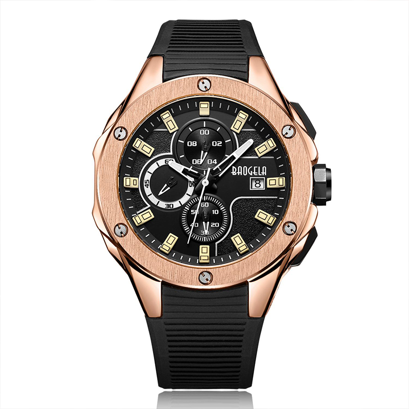 Baogela luxusní značka Men Silicone Sports W